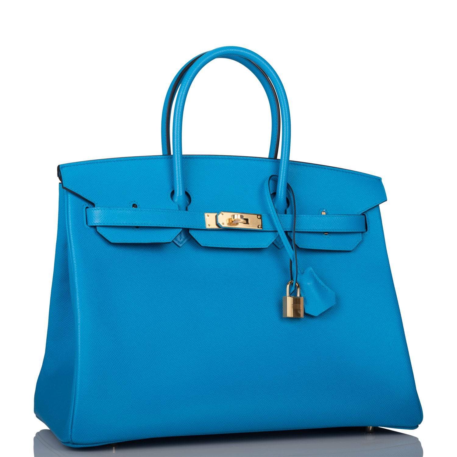 Hermes Bleu Frida Epsom Birkin 35cm Gold Hardware