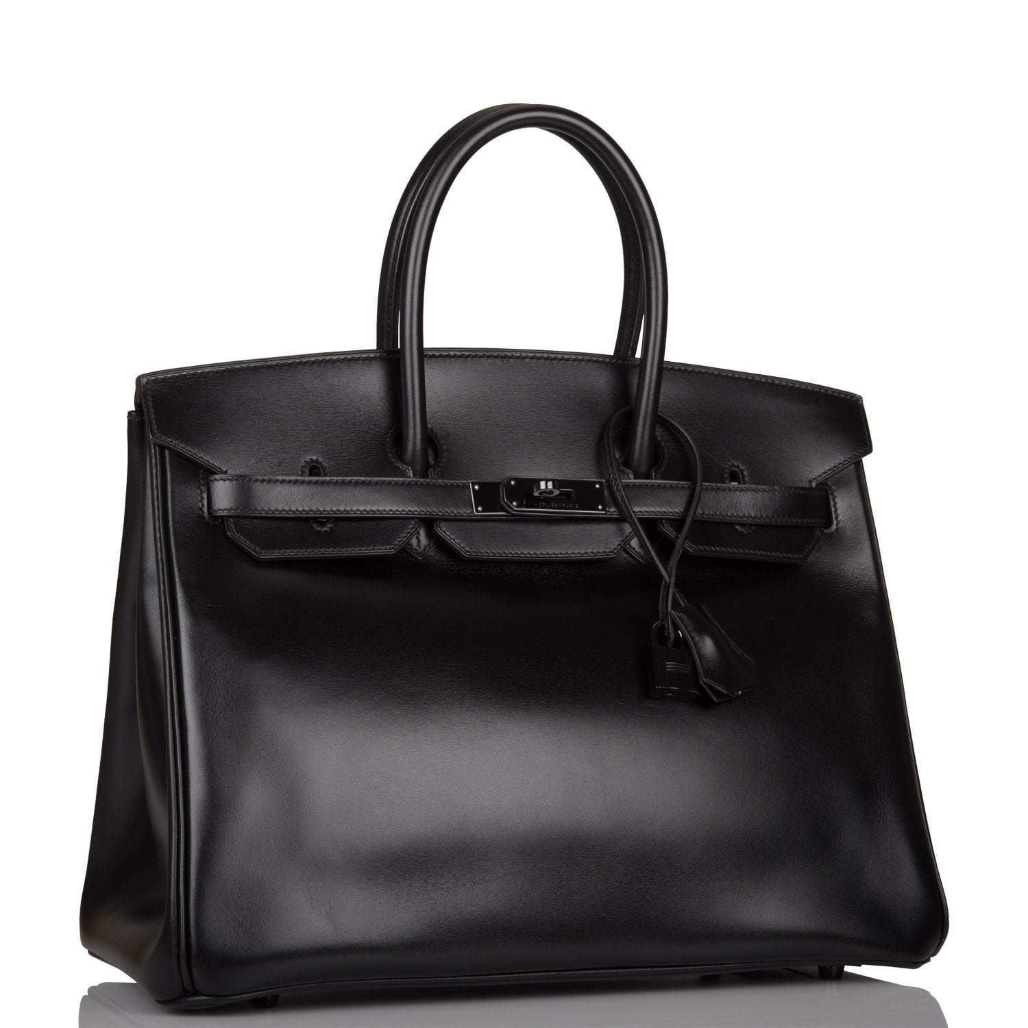 Hermes Birkin 35cm SO Black Box Black Hardware