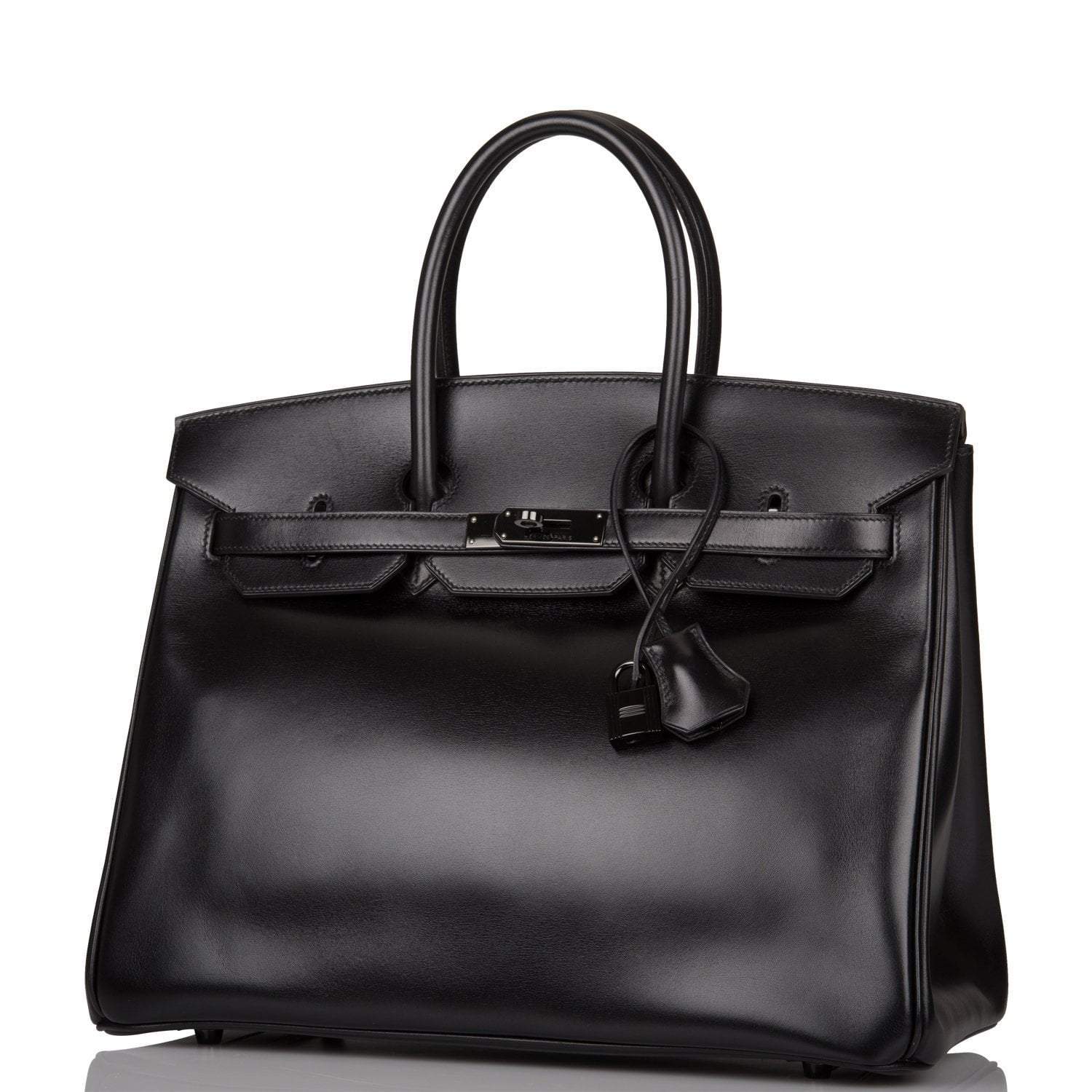 Hermes Birkin 35cm SO Black Box Black Hardware