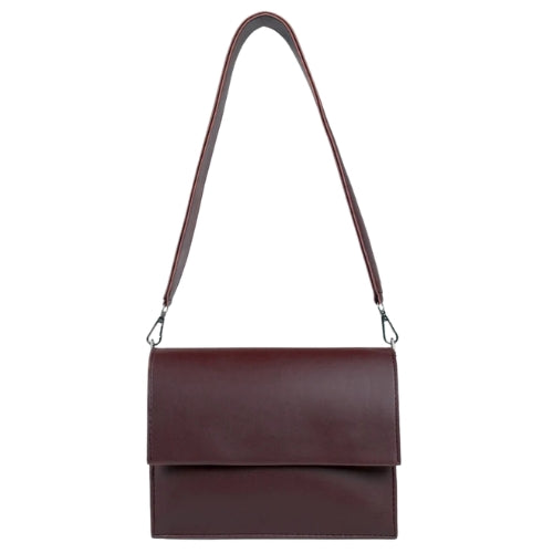 Burgundy mini cross-body bag