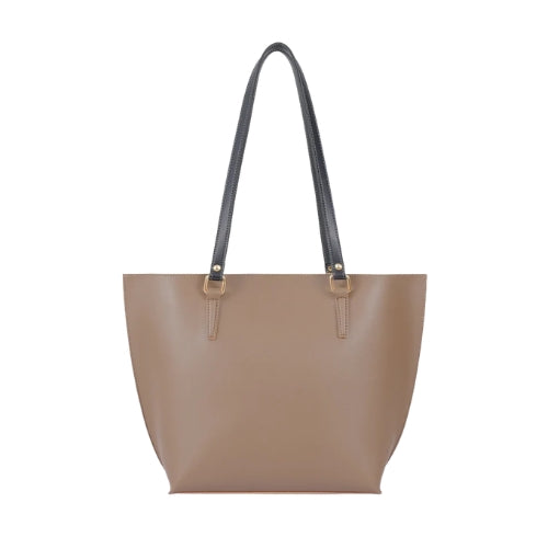 Coffee centre-stripe tote bag