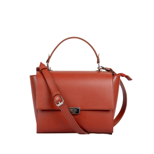 Maroon mini messenger bag