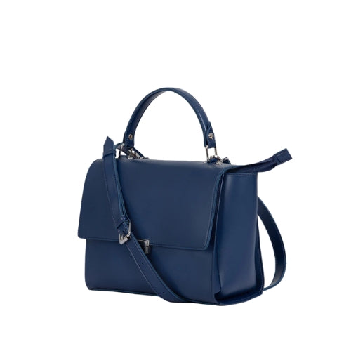 Blue mini messenger bag