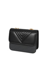 Marella Grey houndstooth chain cross-body bag