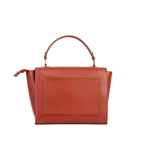 Maroon mini messenger bag