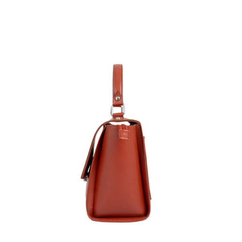 Maroon mini messenger bag