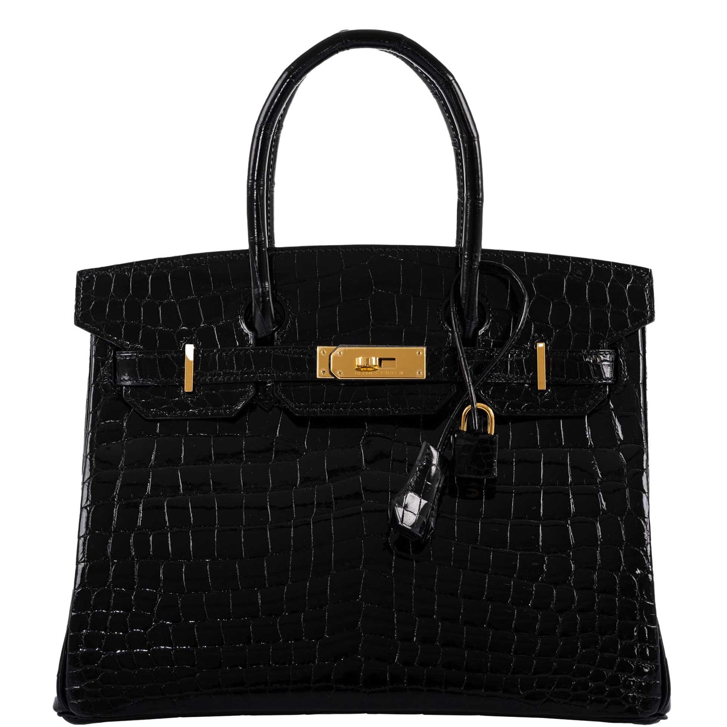 Hermes Birkin 30 Black Nilo Crocodile Gold Hardware