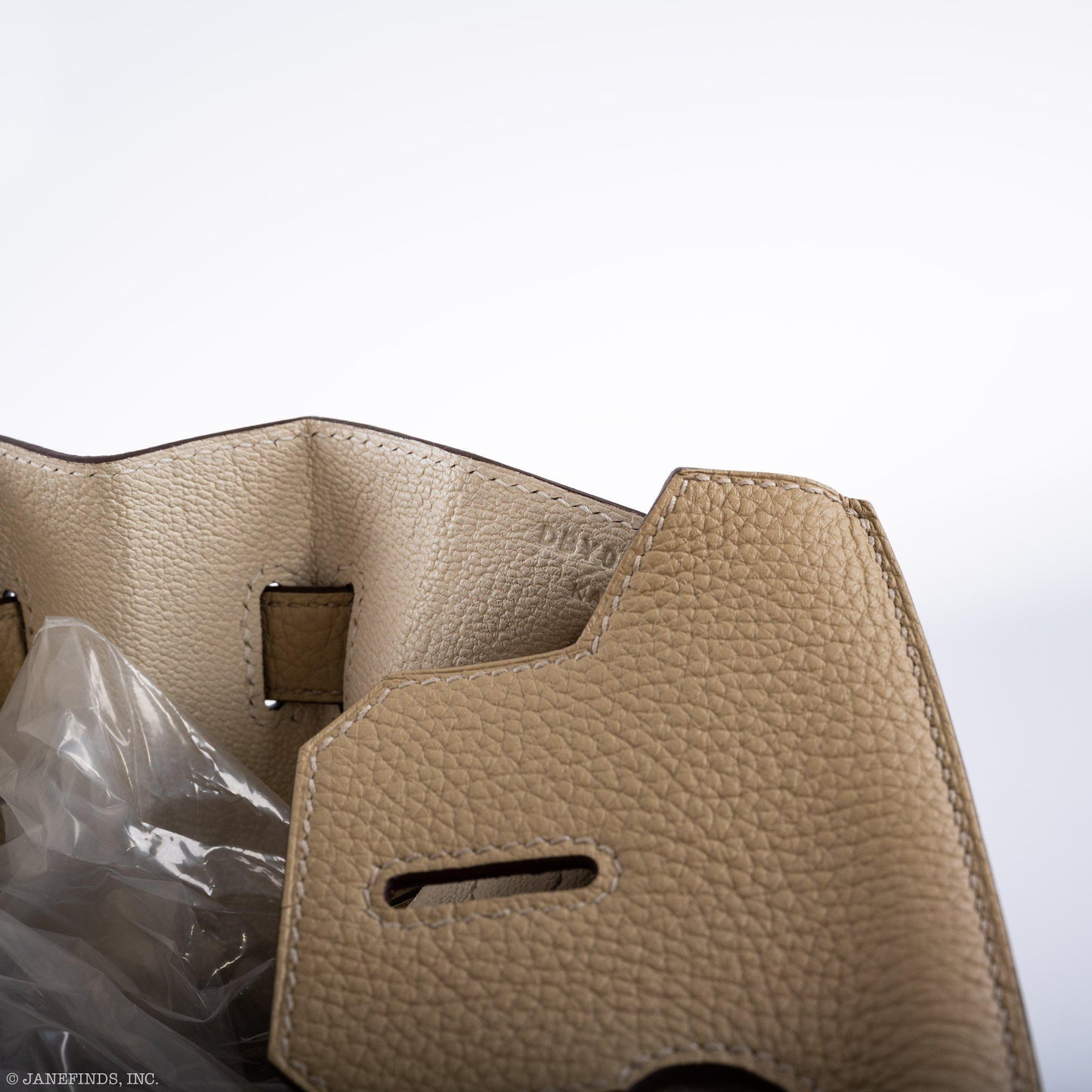 Hermes Birkin 30 HSS Trench & Craie Piping Togo Brushed Gold Hardware