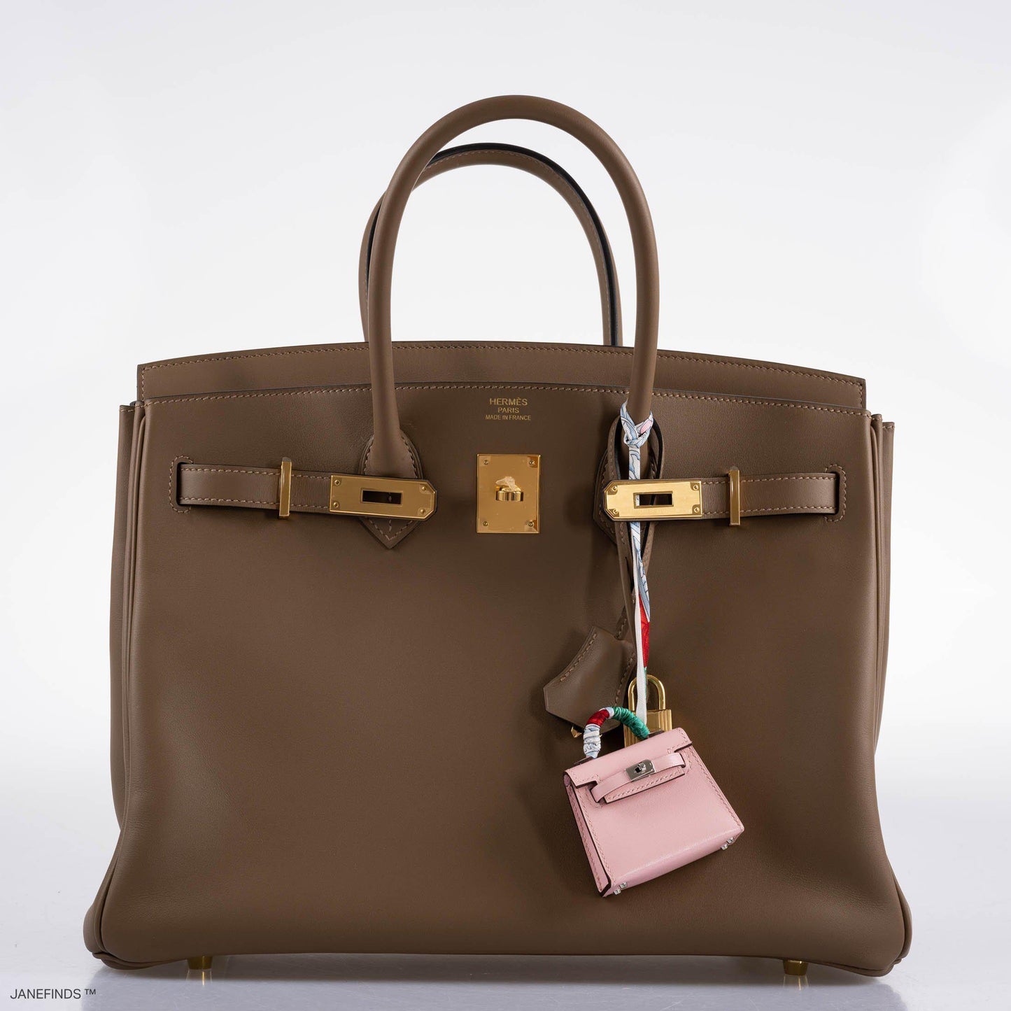 Hermes Birkin 35 Beige de Weimar Jonathan with Gold Hardware