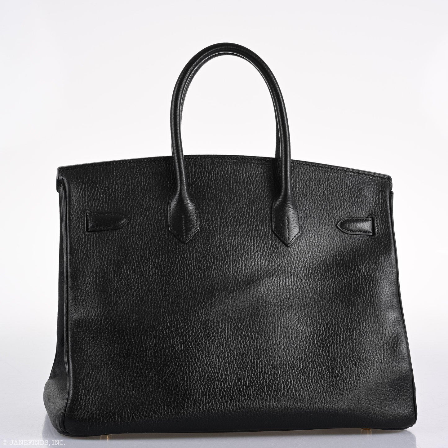 Hermes Birkin 35 Black Ardenne Gold Hardware