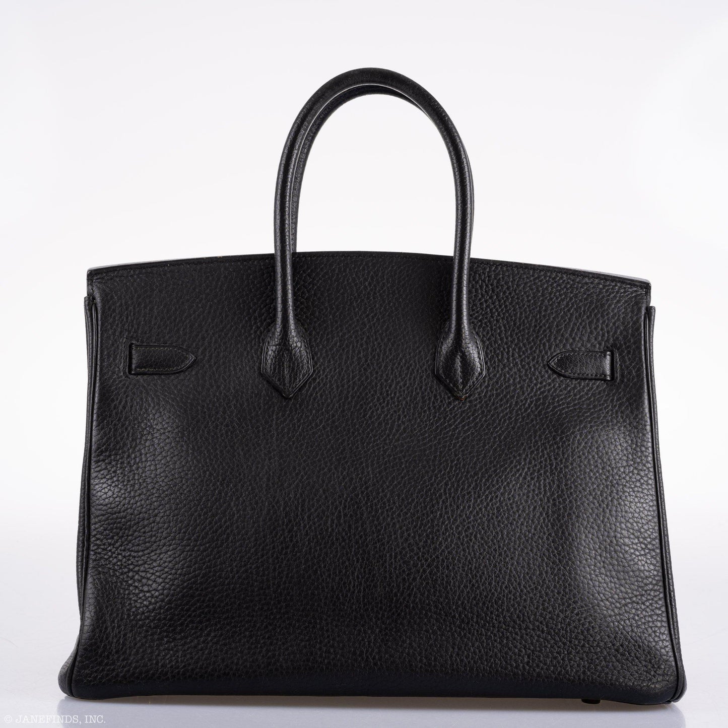 Hermes Birkin 35 Black Ardennes Leather Gold Hardware