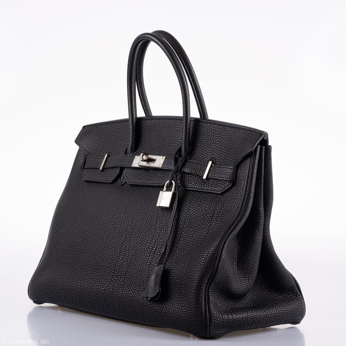Hermes Birkin 35 Black Togo Palladium Hardwar