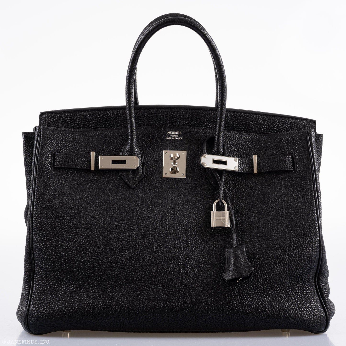 Hermes Birkin 35 Black Togo Palladium Hardwar