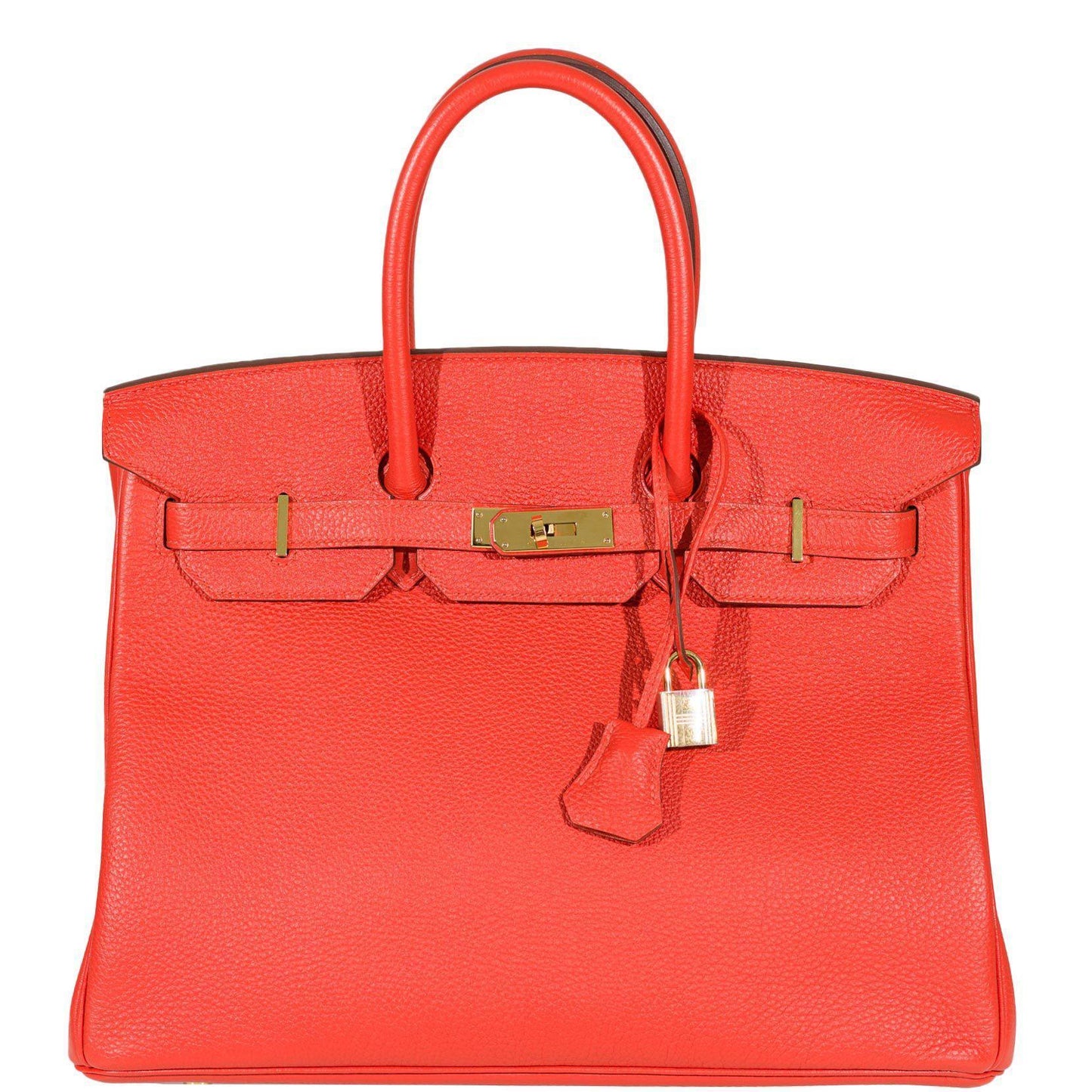 Hermes Birkin 35 Capucine Togo leather Gold Hardware