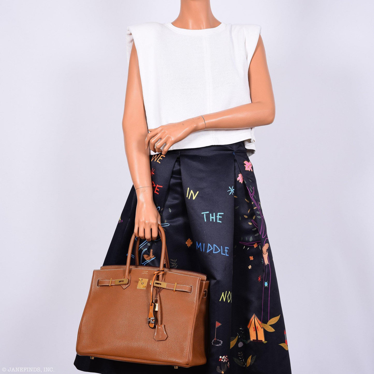 Hermes Birkin 35 Gold Togo Gold Hardware