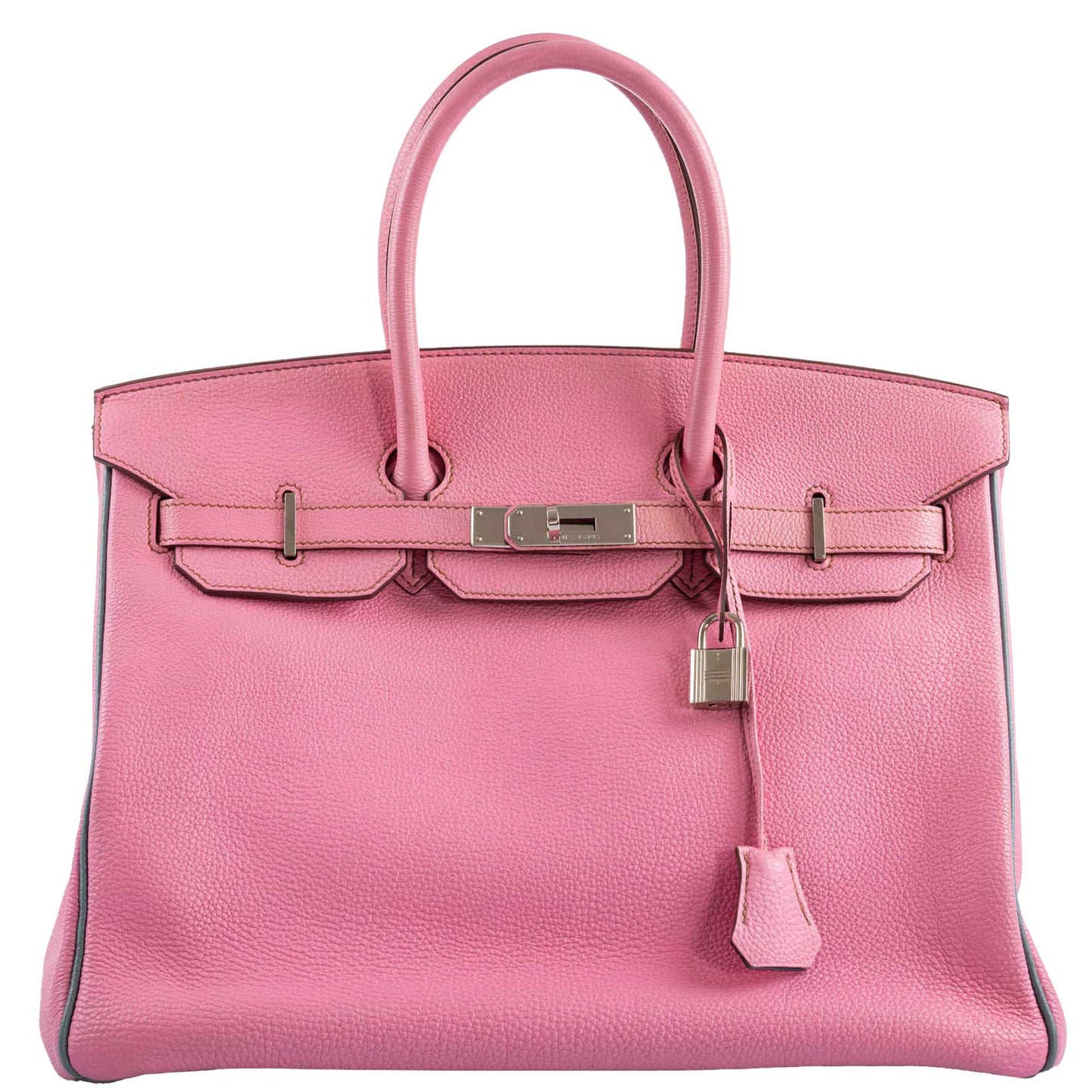 Hermes Birkin 35 HSS 5P Bubblegum Pink & Celeste Togo Palladium Hardware