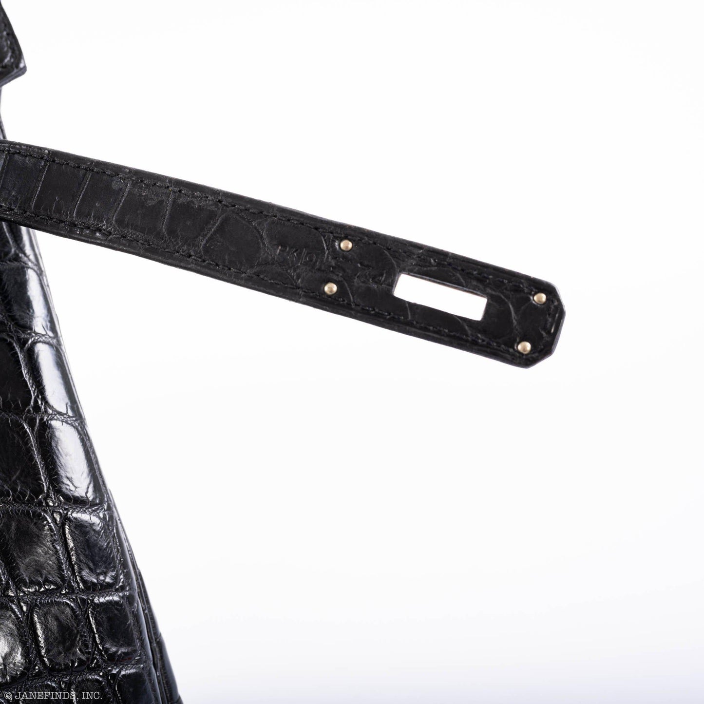 Hermes Birkin 35 Matte Black Nilo Crocodile with Palladium Hardware