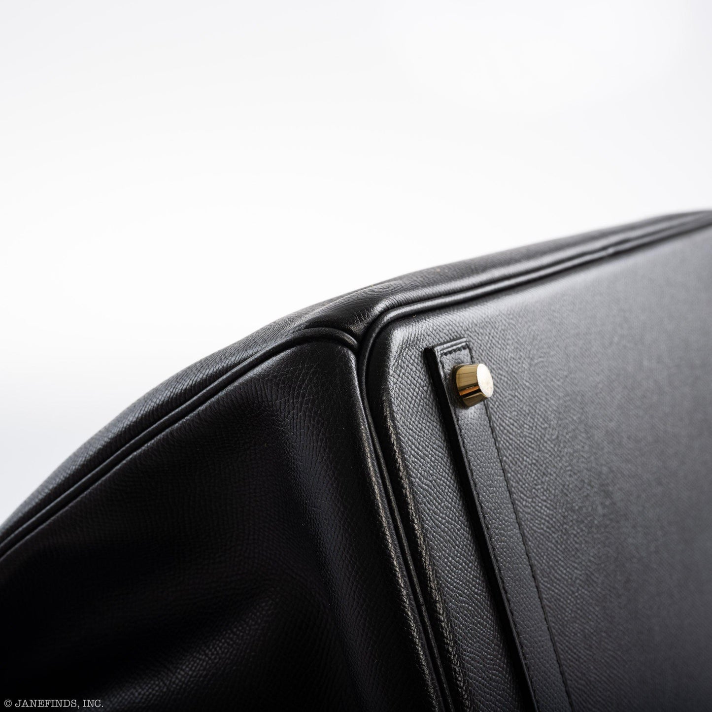 Hermes Birkin 40 Black Epsom Leather Gold Hardware