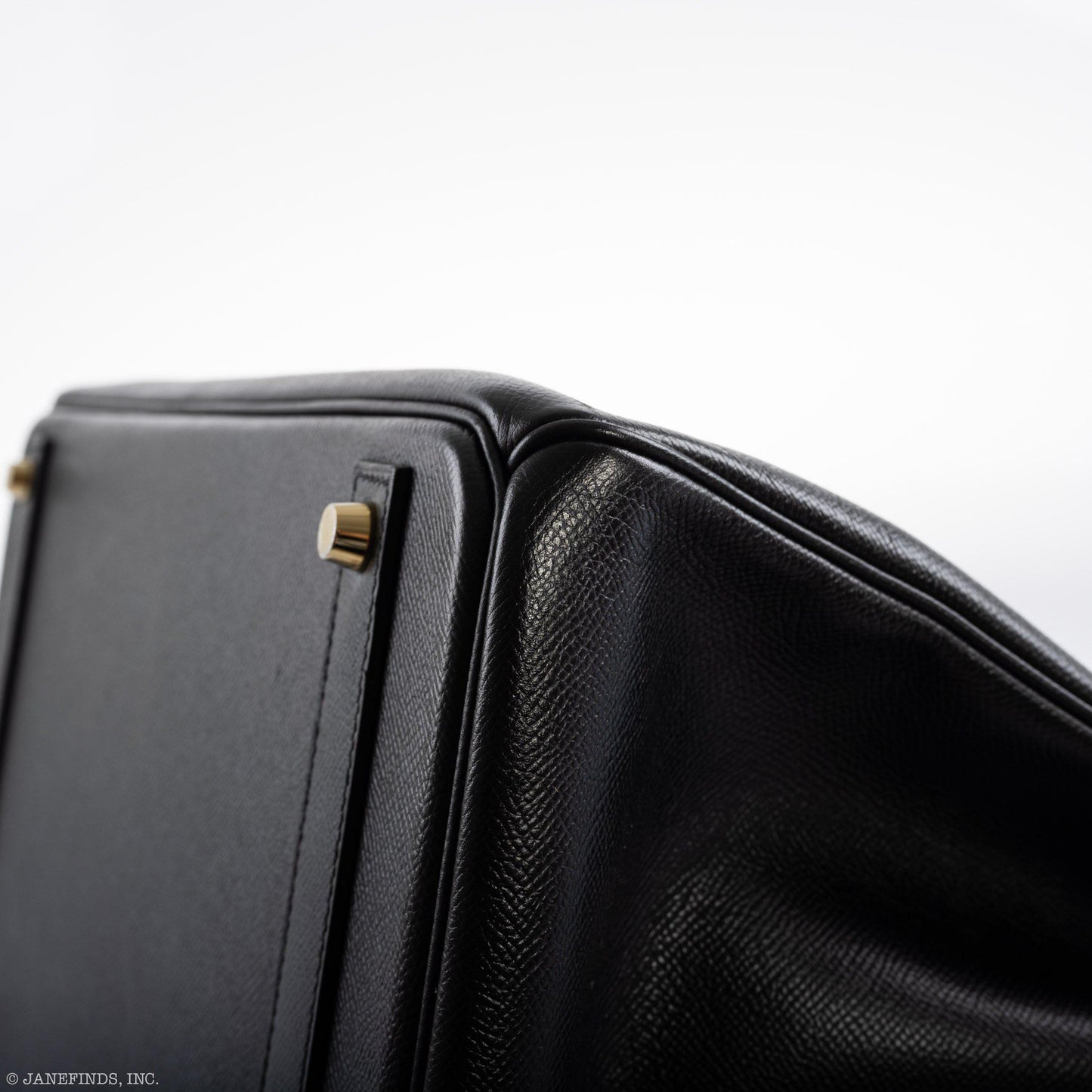 Hermes Birkin 40 Black Epsom Leather Gold Hardware