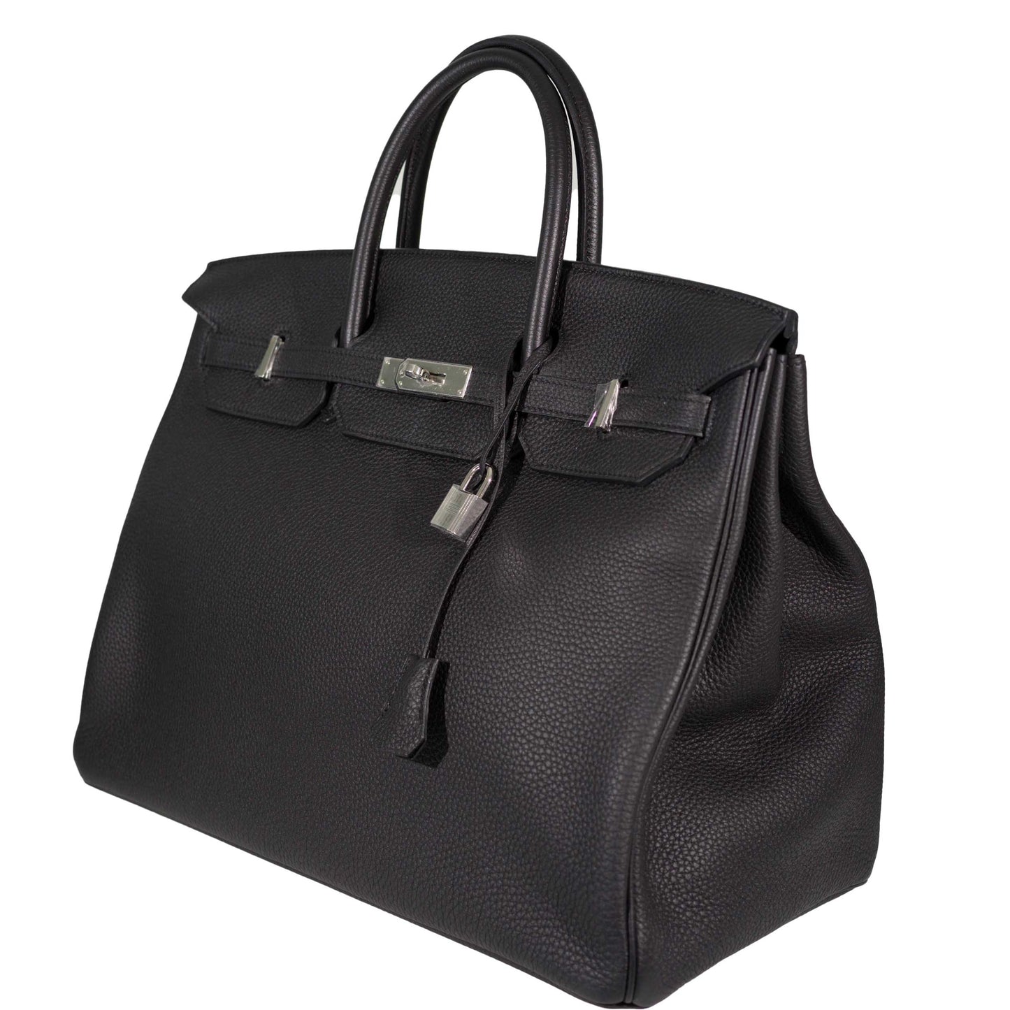 Hermes Birkin 40 Black Togo Leather Palladium Hardware