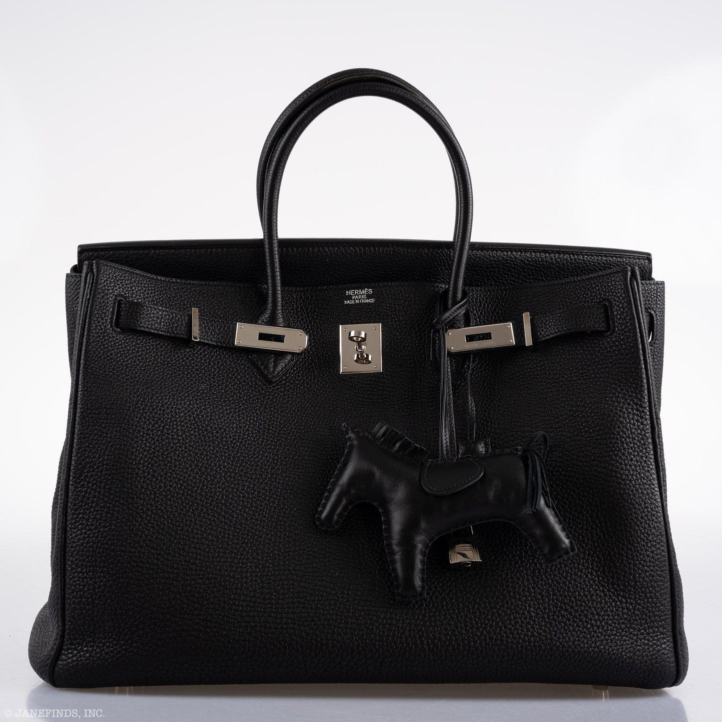 Hermes Birkin 40 Black Togo leather Palladium Hardware