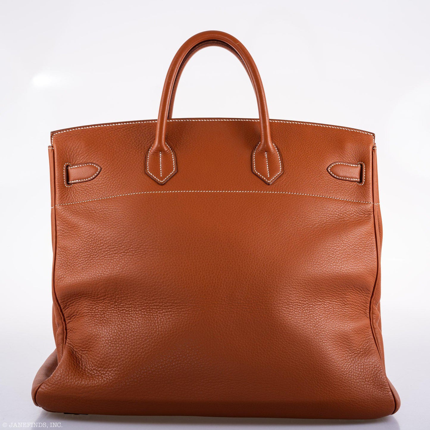 Hermes Birkin 45 HAC Etrusque Clemence Gold Hardware