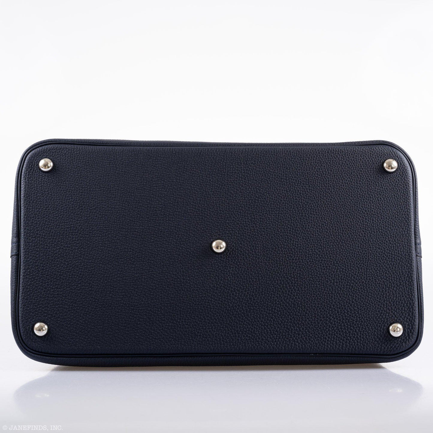Hermes Bolide 40 Shark Indigo Blue Togo Unisex Bag Palladium Hardware