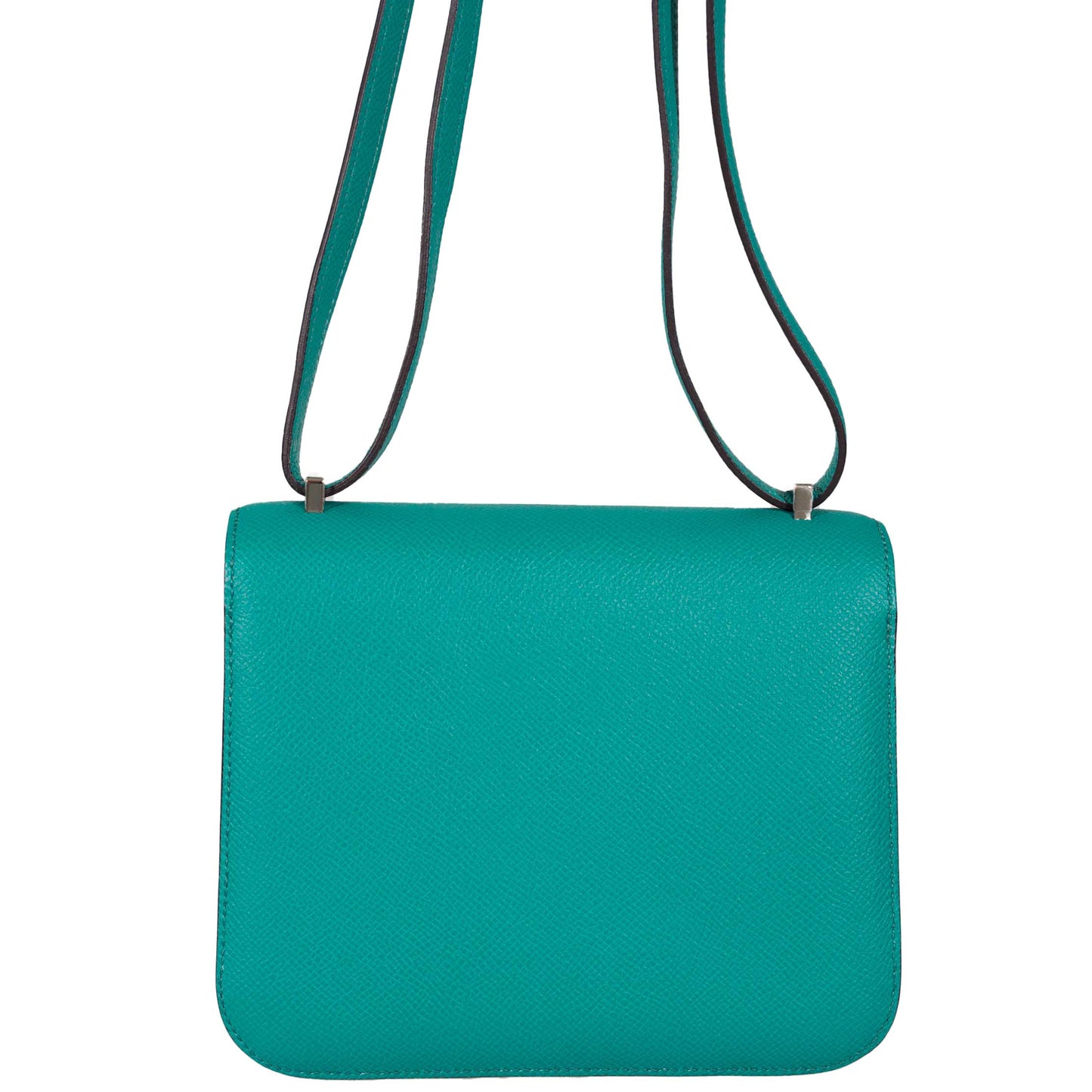 Hermes Constance 18 Blue Paon Verso Menthe Epsom Palladium Hardware