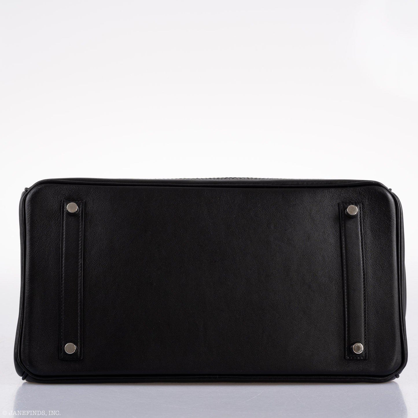 Hermes Ghillies Birkin 35 Black Togo & Evergrain with Palladium Hardware