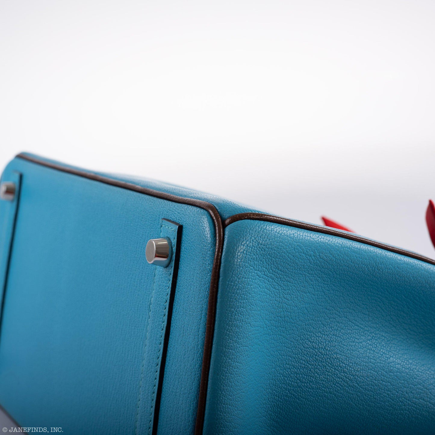 Hermes HSS Birkin 30 Blue Aztec & Havane Chevre with Palladium Hardware