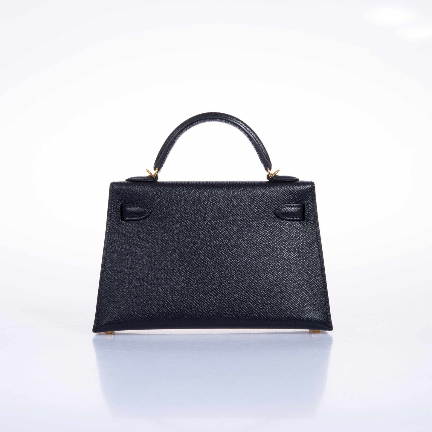 Hermes Kelly 20 Mini II Sellier Black Epsom Gold Hardware
