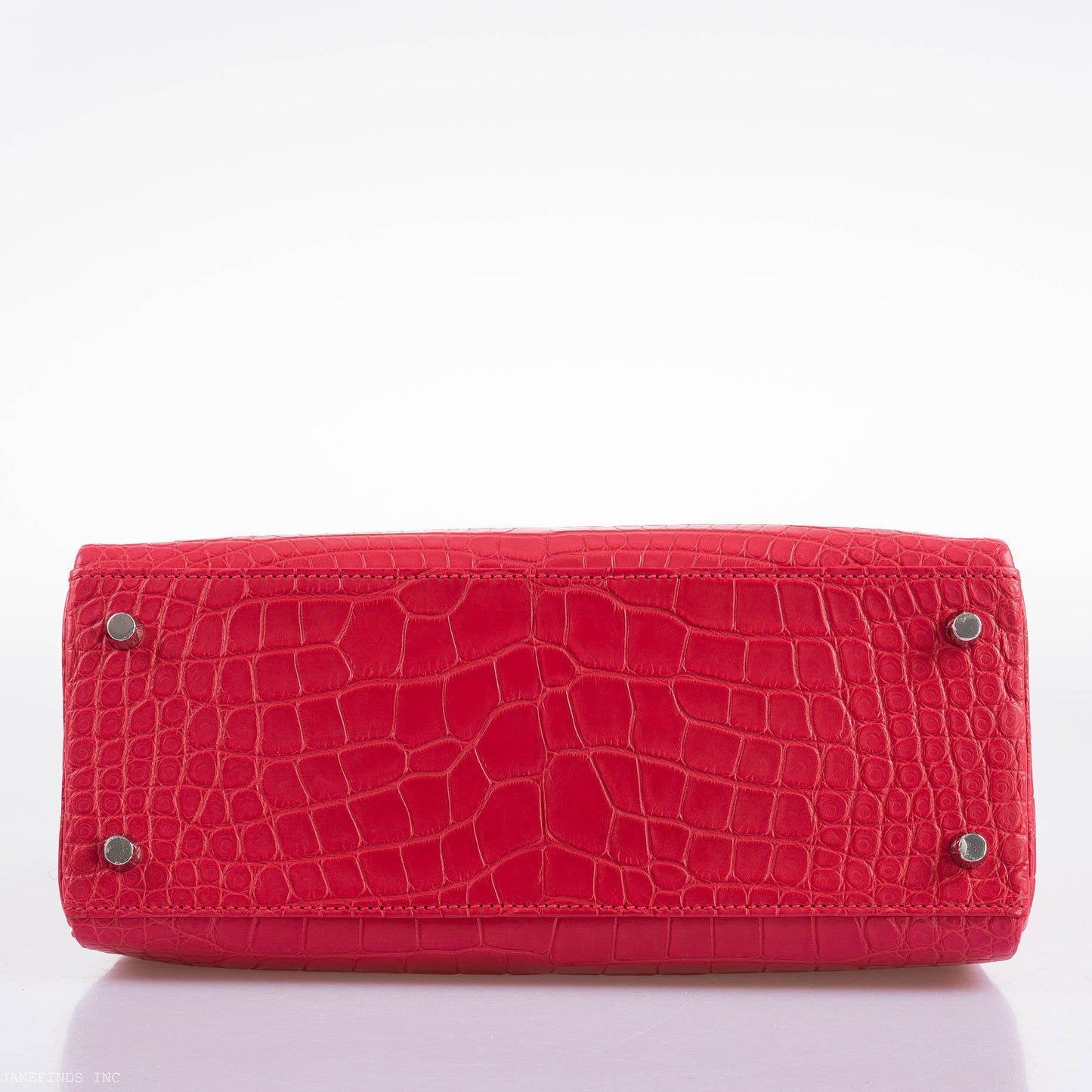 Hermes Kelly 28 Retourne Rose Extreme Matte Alligator with Palladium Hardware
