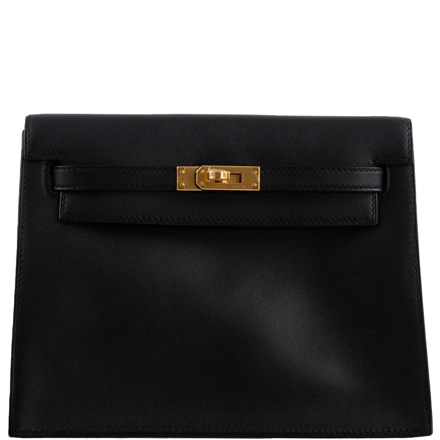 Hermes Kelly Danse II Black Swift with Gold Hardware