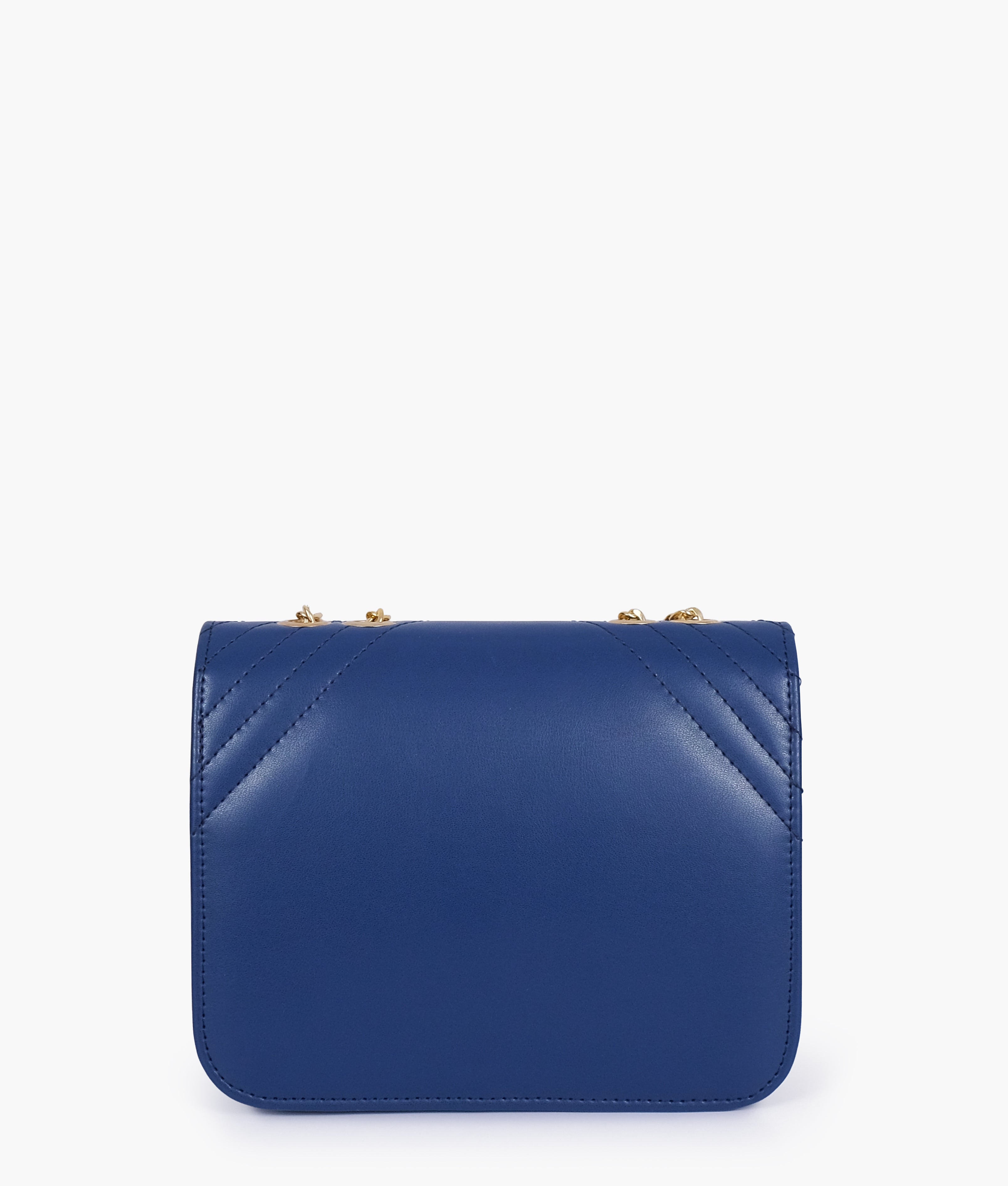 Marella Blue houndstooth chain cross-body bag