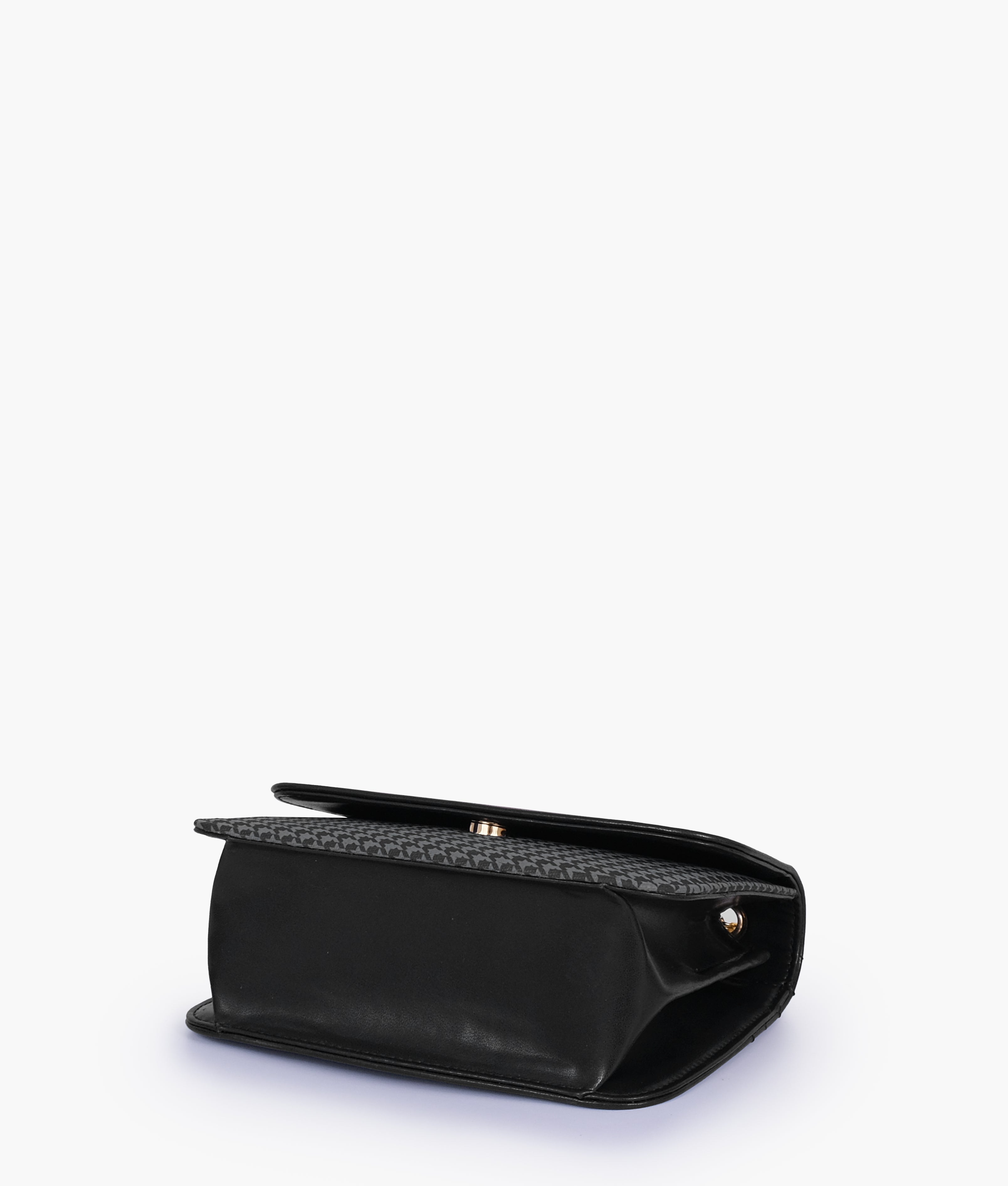 Marella Grey houndstooth chain cross-body bag